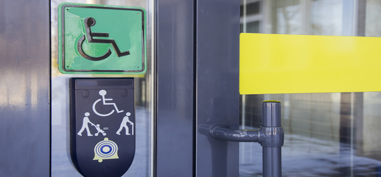 automatic handicap door opener in Corcoran